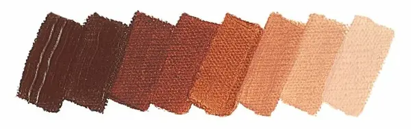 Olejová barva Mussini 35ml – 661 natural burnt Sienna