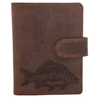 Mercucio peněženka světlehnědá vzor 3 kapr lysec