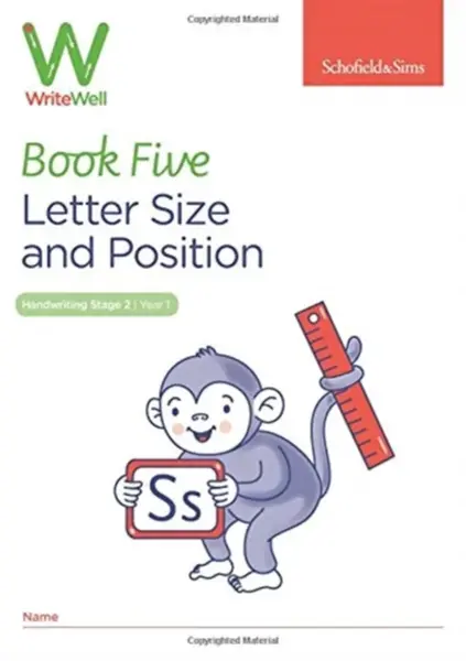 WriteWell 5: Letter Size and Position, Year 1, Ages 5-6 - Carol Matchett, Schofield & Sims