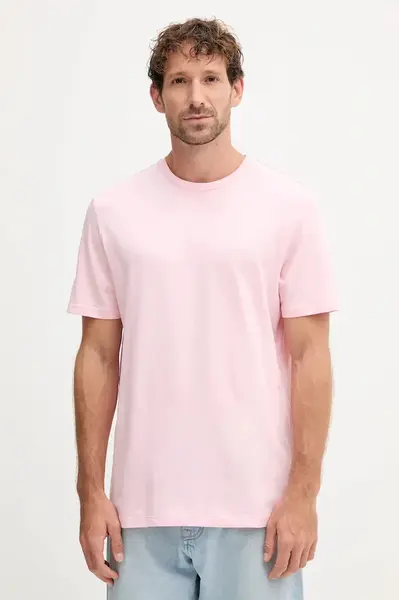 Bavlněné tričko Calvin Klein Jeans pánské, modrá barva, LV040HM265