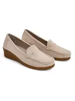Resti Women's moccasins on a low wedge Lepolt