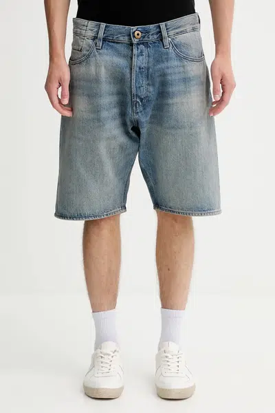 Džínové šortky G-Star Raw pánské, modrá barva, D24411-D788