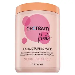Inebrya Ice Cream Keratin Restructuring Mask posilující maska s keratinem 1000 ml