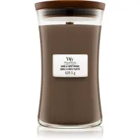 Woodwick Sand & Driftwood vonná svíčka s dřevěným knotem 609.5 g