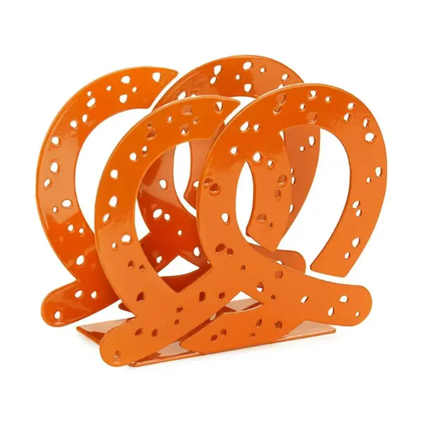 Držák na ubrousky Balvi Pretzel 12,5 x 14 x 5,3 cm oranžová barva