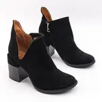 Resti Black women's boots with cutouts Plinara