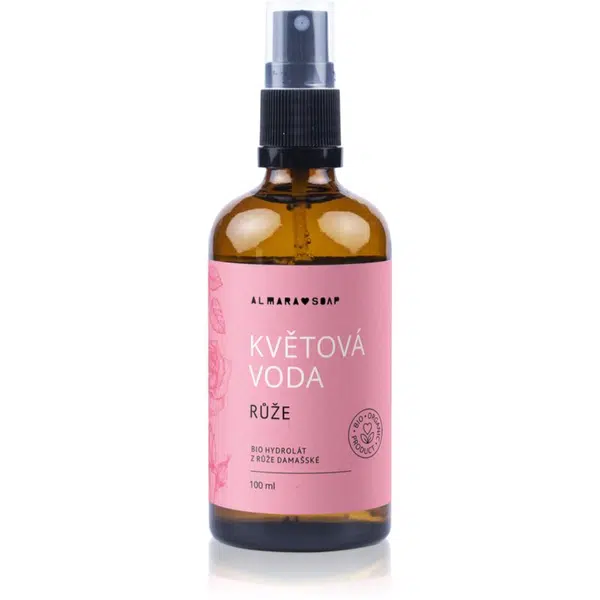Almara Soap Květová Voda Růže pleťová voda pro suchou až citlivou pleť 100 ml