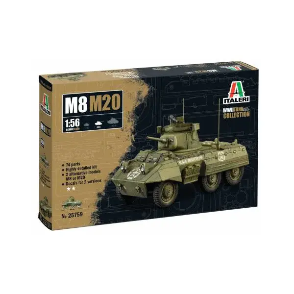 Model Kit military 25759 - M8/M20 (1:56)