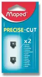 Náhradní břity pro řezačku Maped Precise Cut - 2 ks břitů, přímý řez