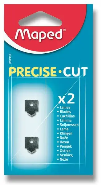 Náhradní břity pro řezačku Maped Precise Cut - 2 ks břitů, přímý řez