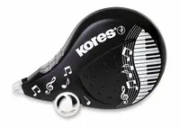 Korekční strojek Kores Scooter Black White - 4,2 mm x 8 m, mix motivů