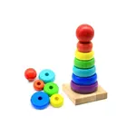 Poháry stohovací věž dřevěná