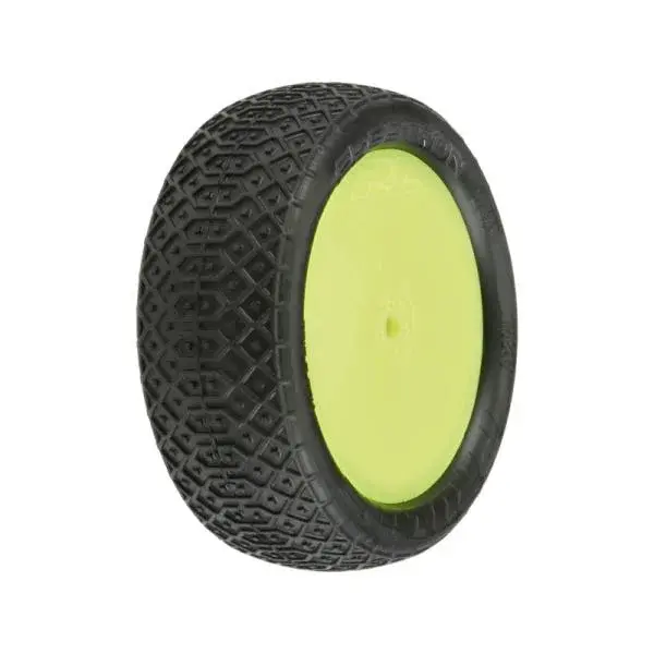 Pro-Line kolo 2.2", pneu Electron MC 4WD Buggy přední, disk Velocity H12 žlutý (2)
