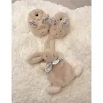 Doudou Dárková sada béžová Plyšový zajíček a botičky