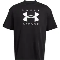 Under Armour HEAVYWEIGHT BRANDED Pánské tričko, černá, velikost