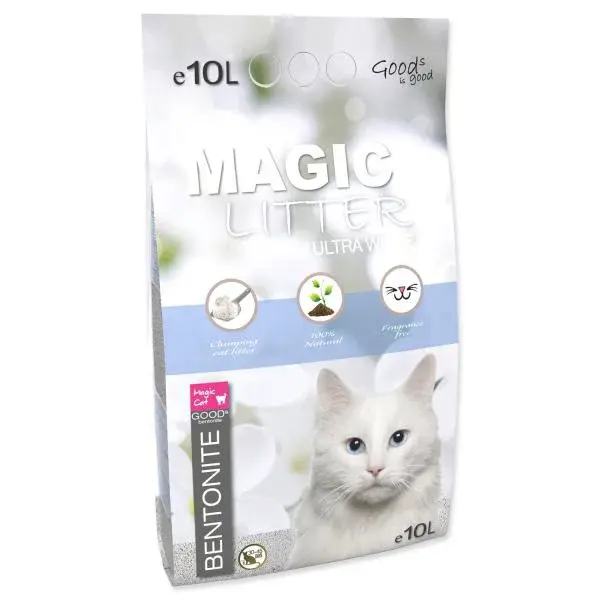 Podestýlka Magic Litter Bentonite Ultra White 10L