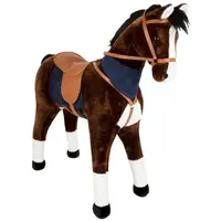 Small Foot Sedací kůň XL hnědý se zvukem