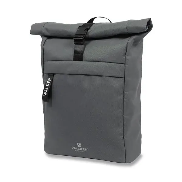 Batoh Walker Roll Top Asphalt Grey, šedá