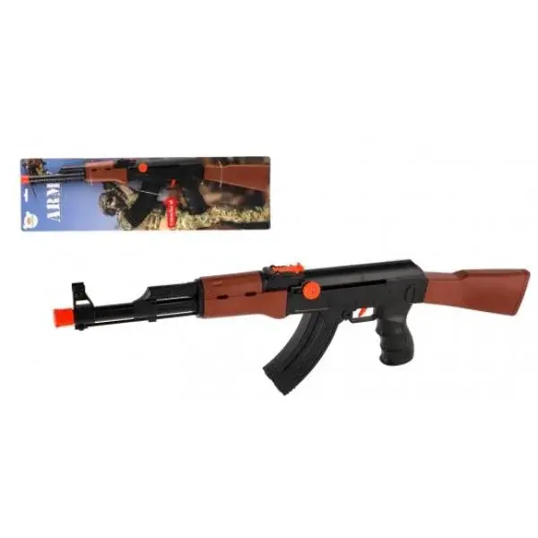 Pistole samopal ARMY plast k natažení