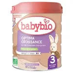 BABYBIO Optima 3 Pokračovacie dojčenské mlieko od 10 mesiaca do 3 rokov BIO 800 g