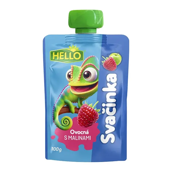 HELLO Kapsička s malinami 100 g x 12 kusov