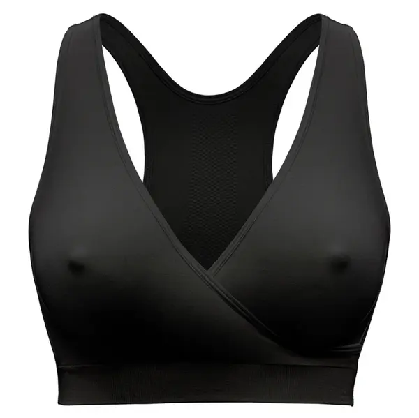 MEDELA Nočná tehotenská a dojčiaca podprsenka Keep Cool™ L čierna 1 ks