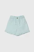Dětské plátěné šortky United Colors of Benetton nastavitelný pas