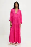 Šaty Answear.LAB béžová barva, maxi