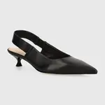 Kožené lodičky AGL LENOR černá barva, D167002PCKB0741013