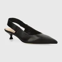 Kožené lodičky AGL LENOR černá barva, D167002PCKB0741013