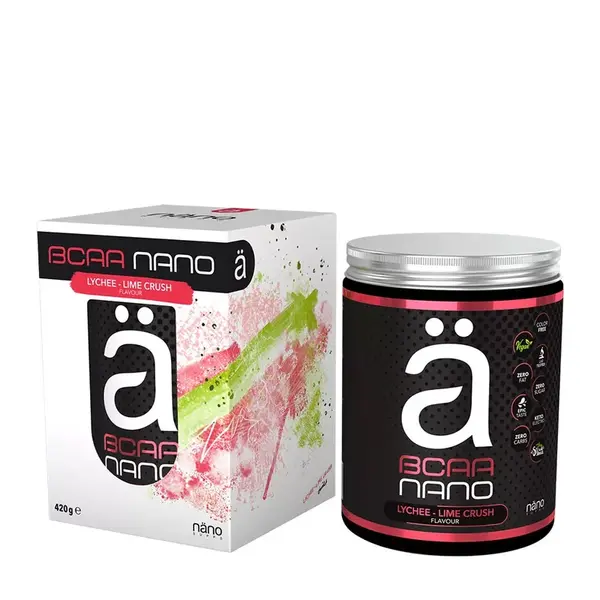 Näno Supps BCAA Nano 420g - liči, limetka