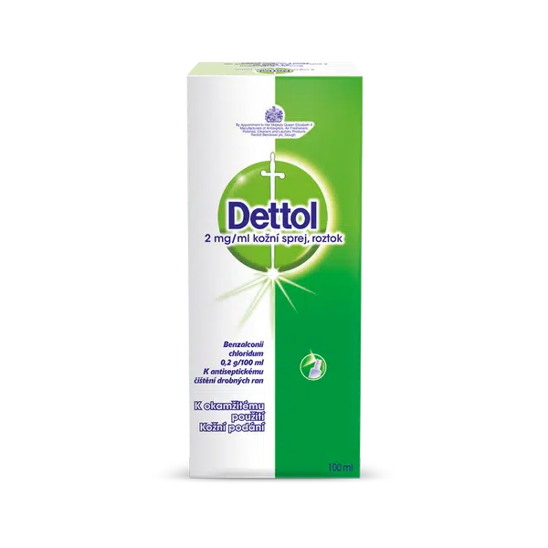 Dettol 0,2% antiseptický sprej 100 ml