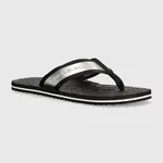 Žabky Calvin Klein Jeans BEACH SANDAL IN MET pánské, černá barva, YM0YM00950