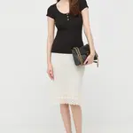 Tričko Guess KARLEE černá barva, W2YP24 KBCO2