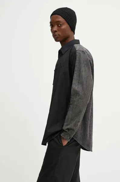 Bavlněná košile Diesel S-SIMPLY-DNM