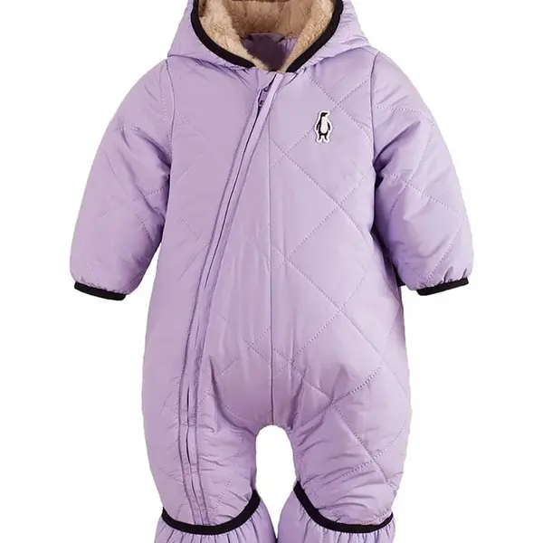 Dětská zimní kombinéza Gosoaky BABY SPARROW fialová barva