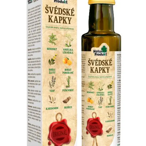Naturprodukt Švédské kapky 500 ml