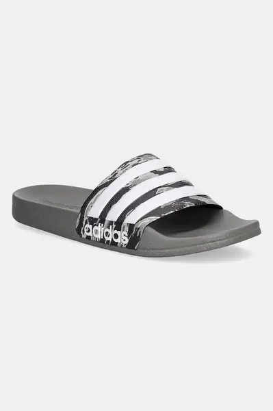 Pantofle adidas Adilette Shower pánské, zelená barva, JQ2295