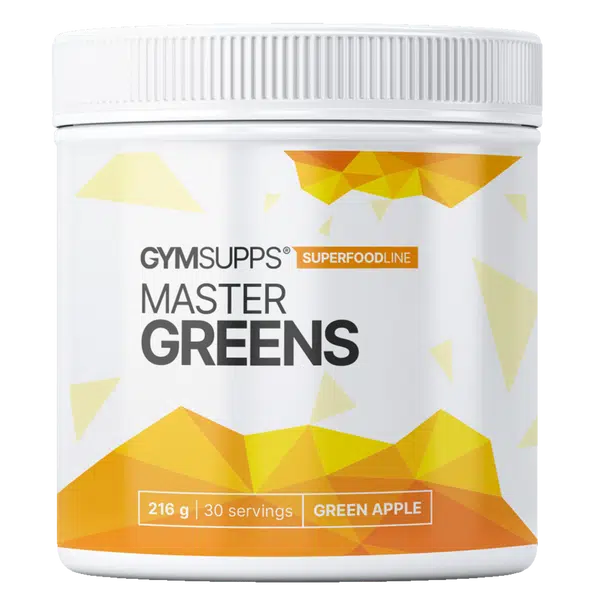 Gymsupps Master Greens zelené jablko