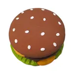 Dog Fantasy Latex hamburger hračka se zvukem 8 cm