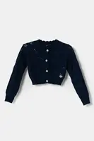 Dětský vlněný kardigan Guess tmavomodrá barva, J5RR02 Z3CD0