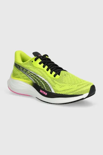 Běžecké boty Puma Velocity Nitro 3 zelená barva, 380081
