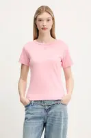 Tričko HUGO Deloris dámské, oranžová barva, 50512002