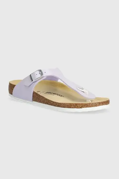 Dětské žabky Birkenstock Gizeh K BF Shiny Lizard