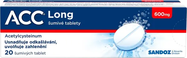 ACC ® LONG 600 mg 20 šumivých tablet