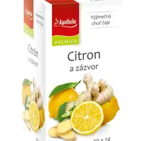 APOTHEKE Citron + zázvor s lípou 20 x 2 g