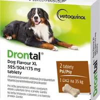 DRONTAL Dog Flavour XL 525/504/175 mg tablety 2 ks