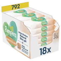 PAMPERS Vlhčené ubrousky, Protect & Care 792 ks