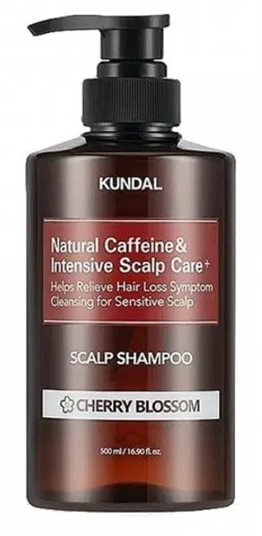 KUNDAL Natural Caffeine&Intensive Scalp care+ šampon proti vypadávání vlasů s kofeinem 500 ml