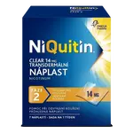NIQUITIN Clear - Fáze 2 Nikotinové náplasti 7 x 14 mg